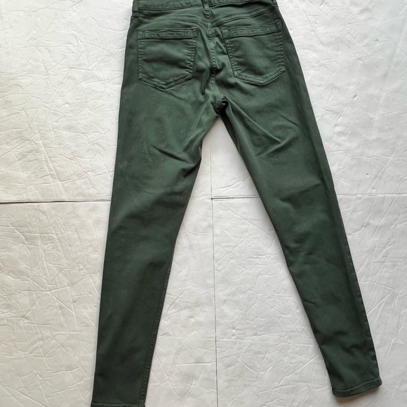 REISS Forest Green Skinny Leg Jeans Size 28 - Picture 11 of 12